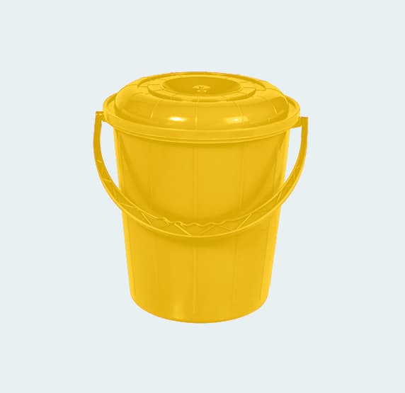 10 Ltr Round Dustbin with Lid