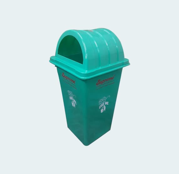 80 Ltr Square Dustbin (Dome Shape)