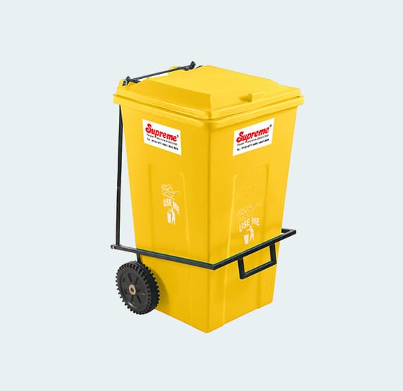 Wheeled Garbage Bin 120 Ltr with Pedal