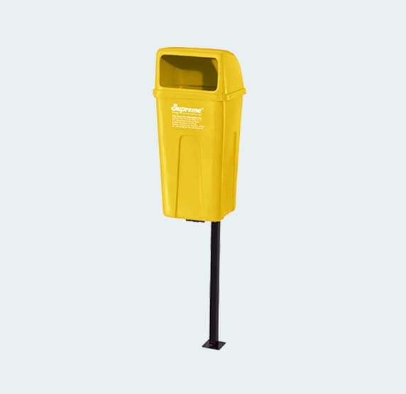SPLB 50L Pole Mounted Litter Bin